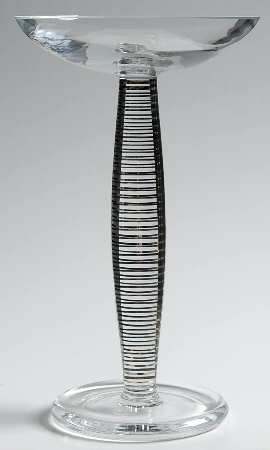 Echo Platinum 7" Candleholder by Sasaki