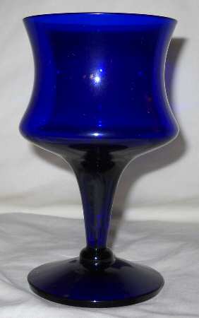 Fashionables Dark Blue (Non Optic) Wine Glass