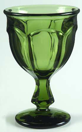 Maison Green Water Goblet