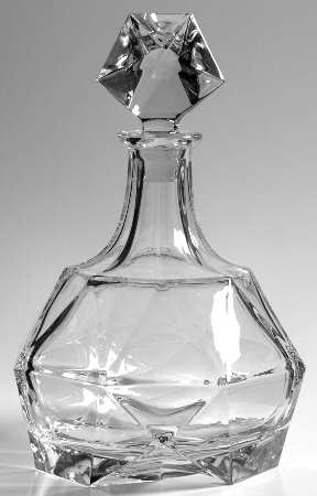 Facet Decanter & Stopper