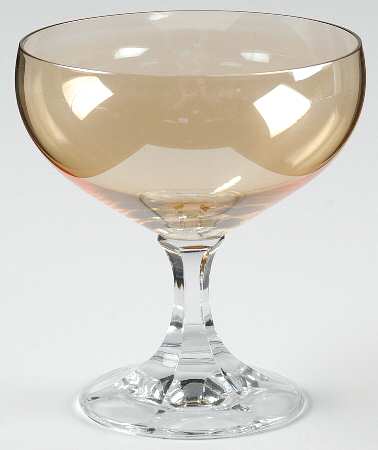 Neckar Topaz (Iridescent) Champagne/Tall Sherbet