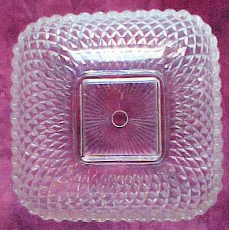 Diamond 650 (Clear) Square Bowl 5"