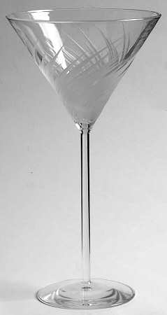 Piume Martini Glass