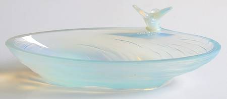 Animals & Figurines #89 Oyster Tray W/#49 Mini Bird