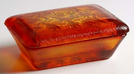Sandscroll Amberina by Smith Glass 