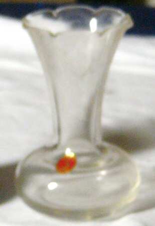 Decorator Crystal 4" Bud Vase