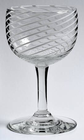 Latticino Champagne/Tall Sherbet