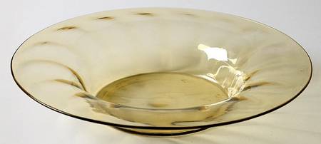 1504 Amber Underplate for Finger Bowl