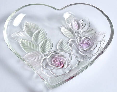 Beauty Rose Small Heart Shape Tray