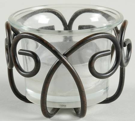 Jamestown Votive Candleholder & Metal Holder