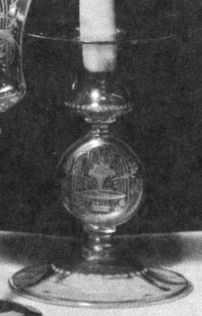 Fountain 7" Single Light Candlestick