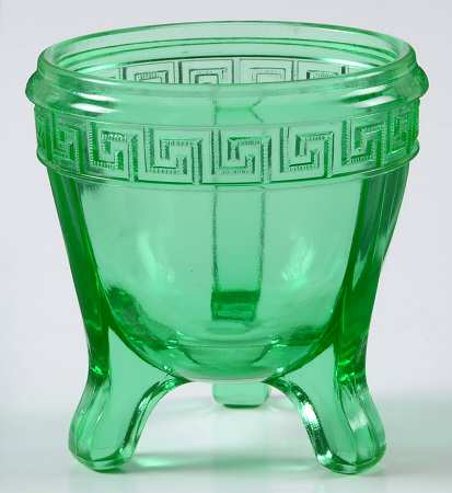 Greek Key Green by Smith Glass 