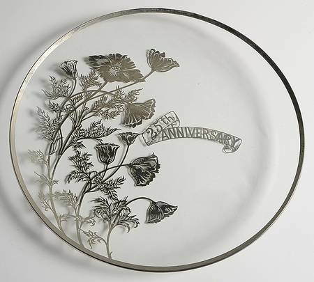 Anniversary Cake Plate