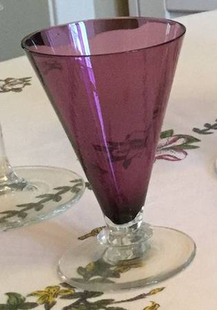 Garda Amethyst (Straight Optic) Juice Glass