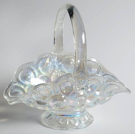 Moon and Star White Carnival Basket