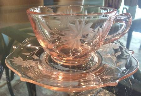Barnes Pink Cup & Saucer Set