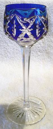 STL54 Cobalt Blue Hock Wine