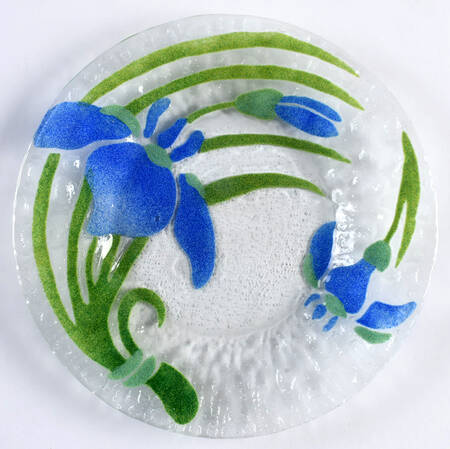 Art Glass 8" Salad Plate