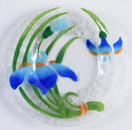 Art Glass 8" Salad Plate
