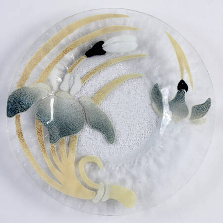Art Glass 8" Salad Plate
