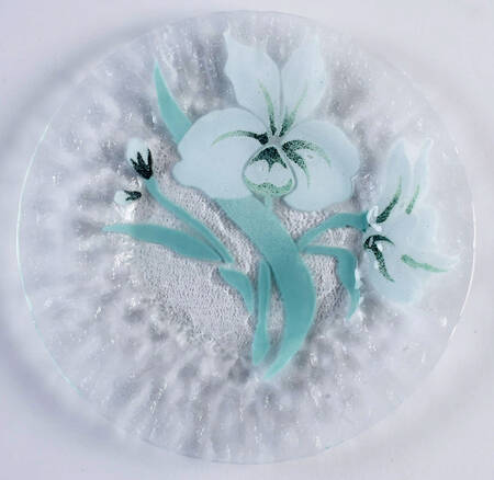 Art Glass 8" Salad Plate