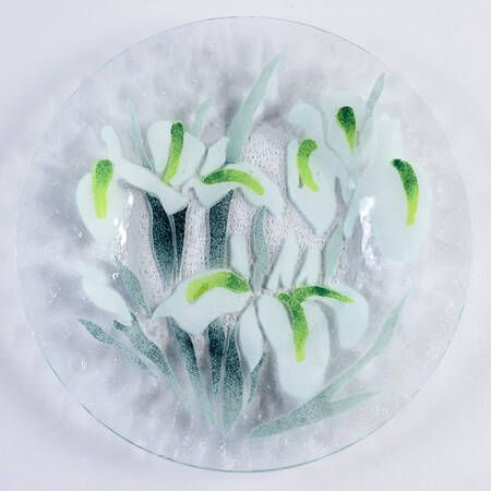 Art Glass 8" Salad Plate