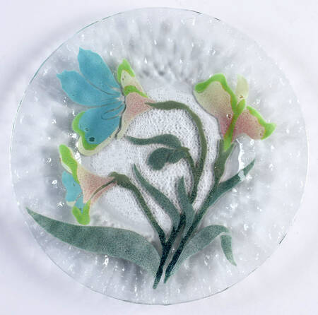 Art Glass 8" Salad Plate