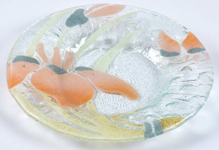 Art Glass Bread & Butter Plate