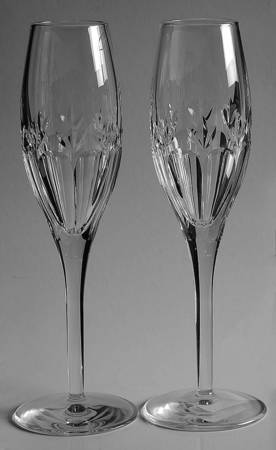 Fleur de Lys Fluted Champagne - Set of 2