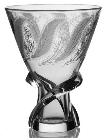 Spiral Engraved 6" Flower Vase