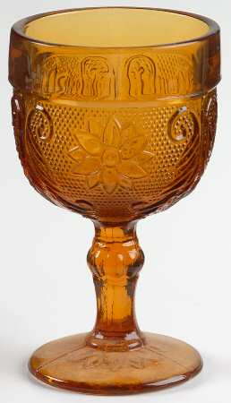 Sandwich Amber (Collection) Wine Glass
