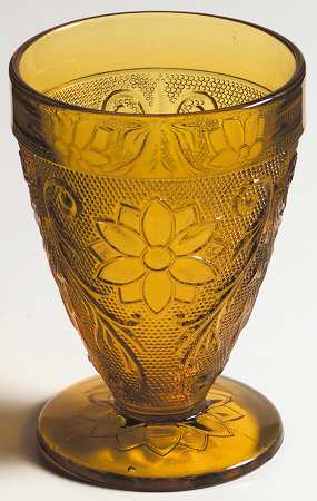 Sandwich Amber (Collection) 7 Oz Footed Tumbler