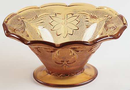 Sandwich Amber (Collection) Crimped Flower Vase