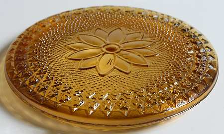 Sandwich Amber (Collection) Lid for Round Puff Box
