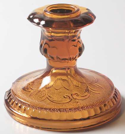 Sandwich Amber (Collection) Single Light Candlestick