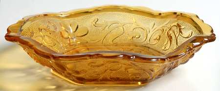 Sandwich Amber (Collection) Hexagonal Bowl