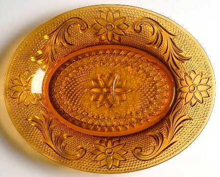 Sandwich Amber (Collection) Snack Plate No Cup
