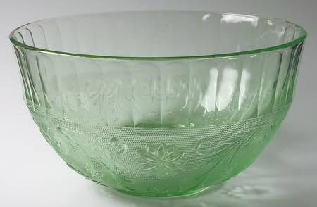 Sandwich Light Green (Chantilly Green) Punch Bowl