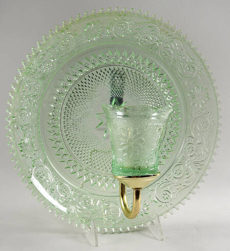 Sandwich Light Green (Chantilly Green) Wall Sconce