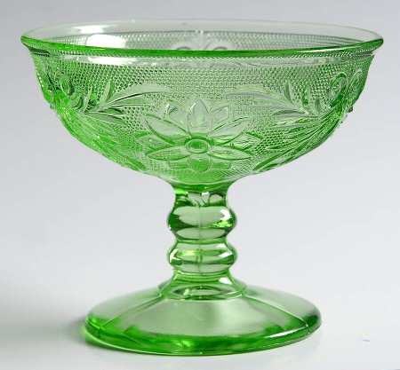 Sandwich Light Green (Chantilly Green) Champagne/Tall Sherbet