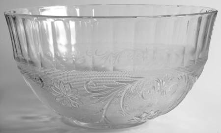Sandwich Clear Punch Bowl