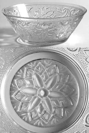 Sandwich Clear Small Fruit Dessert Bowl