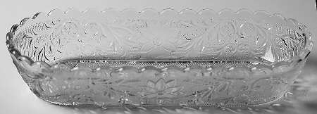 Sandwich Clear 10" Oval Celery