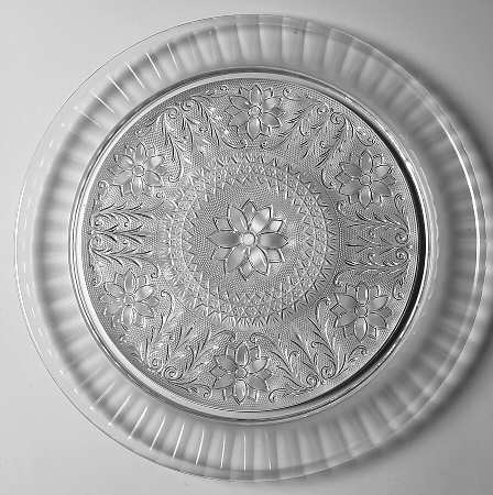 Sandwich Clear Cake Plate