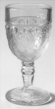 Sandwich Clear Wine Glass
