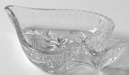 Sandwich Clear Spade Ashtray