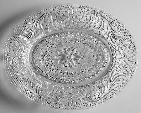 Sandwich Clear Snack Plate No Cup