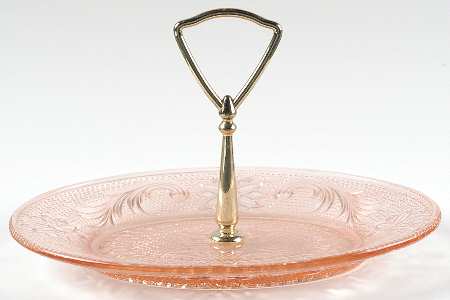 Sandwich Peach (Pink)(Collection) Oval Tidbit TrayOval Tidbit Tray