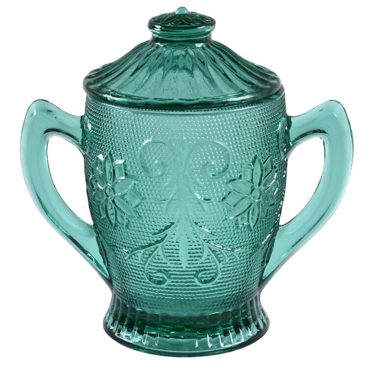 Sandwich Spruce Green(Collection) Sugar Bowl & Lid