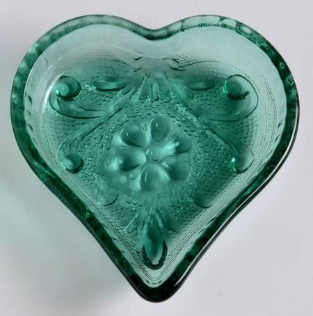 Sandwich Spruce Green(Collection) Heart Ashtray
